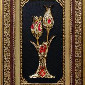 Tulip Allah Muhammad Rectangle - 36x56cm